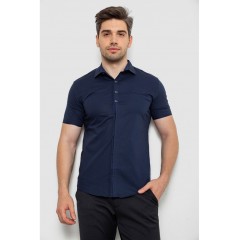 Сорочка чоловіча, колір синій, 214R7006