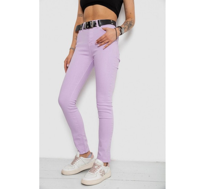 Джинси жіночі Skinny Американки, колір бузковий, 182R00223