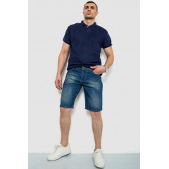 Шорти чоловічі джинсові, колір синій, 244RB004
