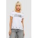 Футболка жіноча з принтом, колір білий, 244R2232