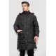 Куртка чоловіча зимова подовжена, колір чорний, 244RH76-30D