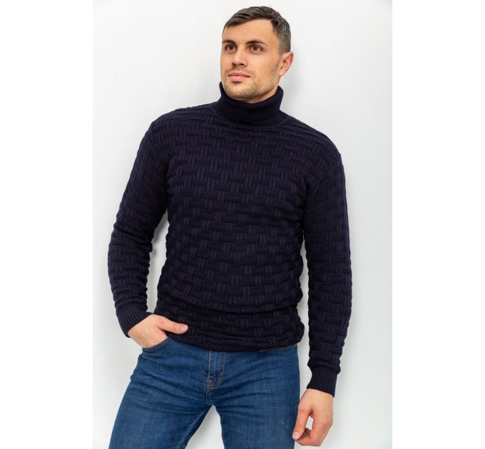 Светр чоловічий, колір чорно-синій, 161R602