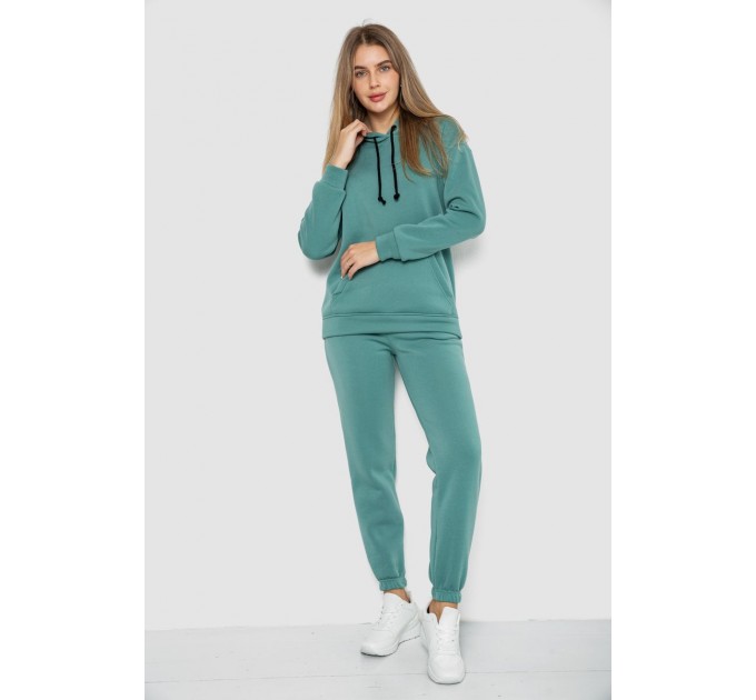 Спорт костюм жіночий на флісі, колір оливковий, 241R1530