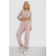 Спортивні штани жіночі на флісі, колір бежевий, 238R58671
