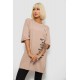 Футболка жіноча з принтом, колір бежевий, 244R2008