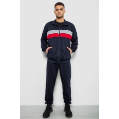 Спортивний костюм чоловічий двонитка, колір синій, 244R9167