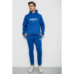 Спортивний костюм чоловічий на флісі, колір електрик, 238R57046