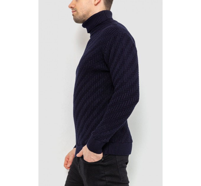 Гольф чоловічий, колір темно-синій, 161R696