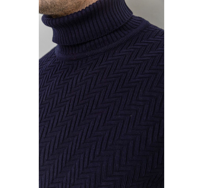 Гольф чоловічий, колір темно-синій, 161R696