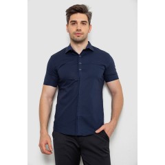 Сорочка чоловіча, колір синій, 214R7006