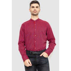 Сорочка чоловіча в клітинку байкова, колір червоно-синій, 214R99-34-022 Сорочка чоловіча в клітинку байкова, колір червоно-синій, 214R99-34-022