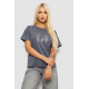 Футболка жіноча з принтом, колір сірий, 221R2803