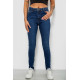Джинси жіночі однотонні Skinny, колір темно-синій, 244R2001-B