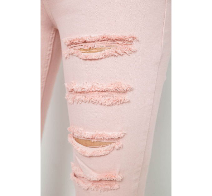 Джинси жіночі Slim Fit, колір пудровий, 182R1171