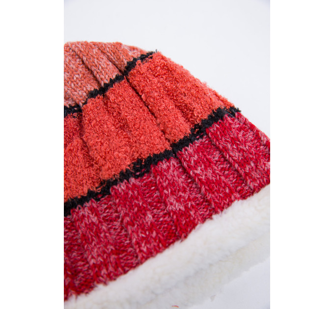 Дитяча шапка, теракотового кольору, з вовни, 167R7777