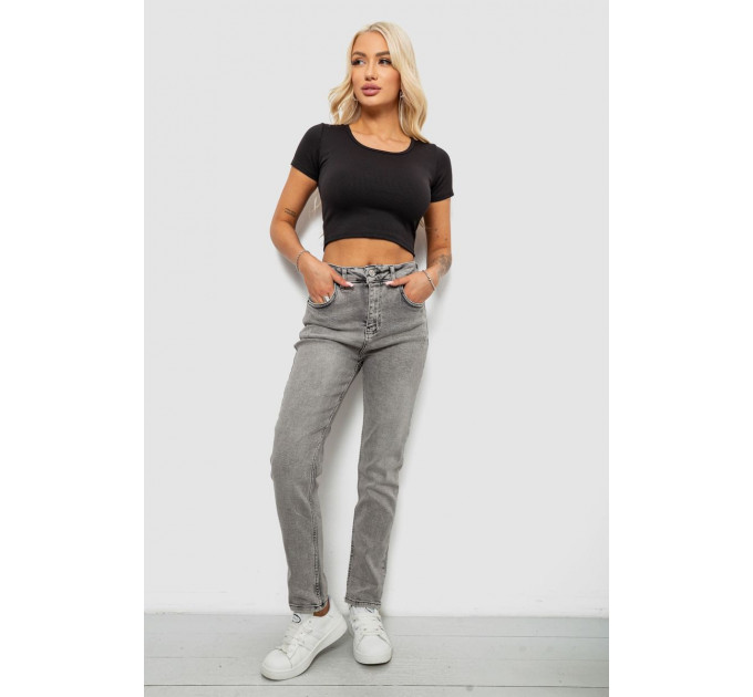 Джинси жіночі Regular Fit, колір сірий, 244R00246