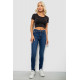 Джинси жіночі однотонні Skinny, колір темно-синій, 244R2001-B