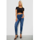 Джинси жіночі однотонні Skinny, колір синій, 244R7217