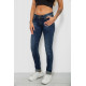 Джинси жіночі однотонні Skinny, колір синій, 244RSH9518
