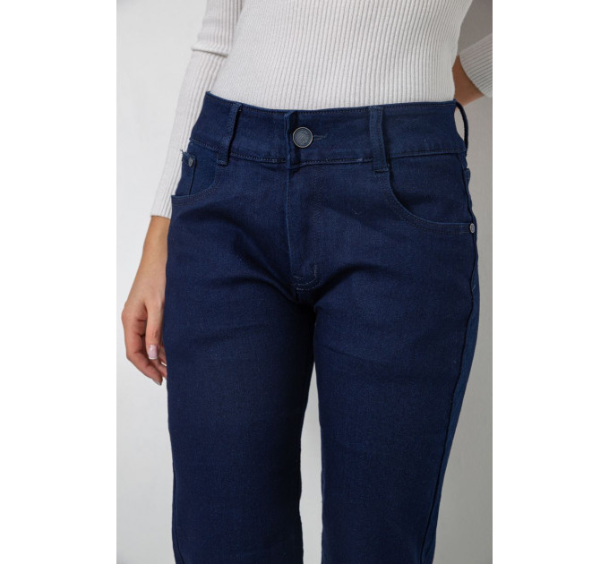 Джинси жіночі Slim Fit, колір темно-синій, 244R1052