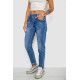 Джинси жіночі однотонні Straight fit, колір синій, 244RQ6169