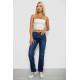 Джинси чоловічі однотонні утеплені, колір синій, 244R0066