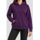 Худі жіночий однотонний, колір фіолетовий, 244R708-5