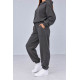 Костюм трикотажний жіночий, колір сірий, 244R9137