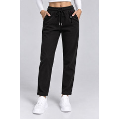 Штани жіночі на флісі, колір чорний, 243RSY-2036