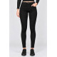 Джинси жіночі однотонні Slim fit, колір чорний, 244RF-81739
