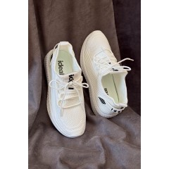 Кросівки жіночі  текстиль, колір білий, 243R779