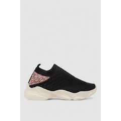 Сліпони жіночі з тканини, колір чорний, 244R291C