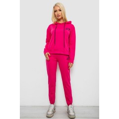 Спортивний костюм жіночий двонитка, колір рожевий, 214R1419-005