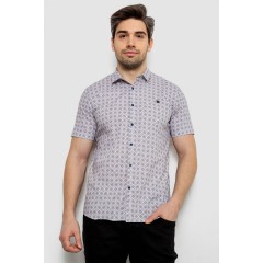 Сорочка чоловіча з коротким рукавом, колір бежевий, 214R6917-15