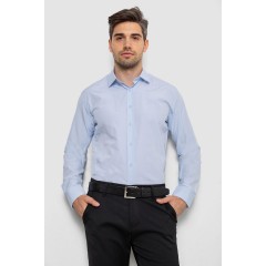 Сорочка чоловіча з довгим рукавом, колір блакитний, 214R839 Сорочка чоловіча з довгим рукавом, колір блакитний, 214R839