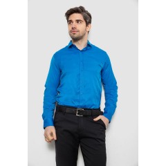 Сорочка чоловіча однотонна, колір блакитний, 186R6917