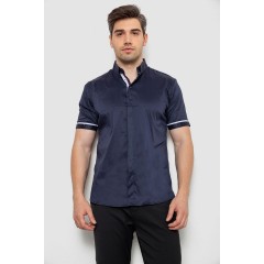 Сорочка чоловіча, колір темно-синій, 214R5007
