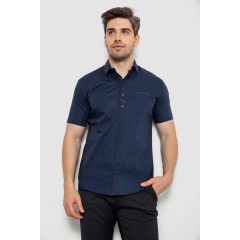 Сорочка чоловіча, колір темно-синій, 214R7007