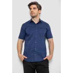 Сорочка чоловіча, колір синій, 214R7008-1 Сорочка чоловіча, колір синій, 214R7008-1