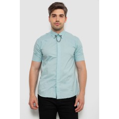 Сорочка чоловіча однотонна, колір оливковий, 214R6917-1