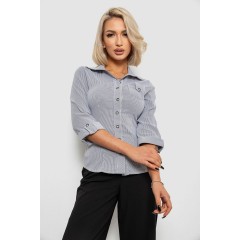 Сорочка класична в смужку, колір сірий, 230R645-1