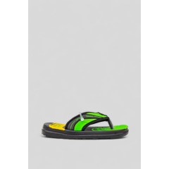 В'єтнамки дитячі, колір чорно-салатовий, 243R9037B-18