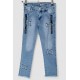 Джинсы для девочек, цвет голубой, 247R10050