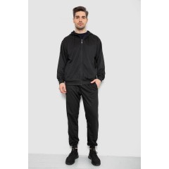 Спортивный костюм мужской, цвет черный, 244R9153