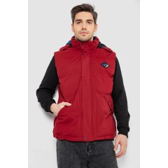 Жилетка мужская демисезонная, цвет бордовый, 244R99007