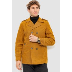 Пиджак мужской однотонный, цвет горчичный, 182R15172