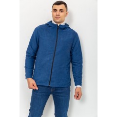 Ветровка  мужская на молнии, цвет синий, 131R3009