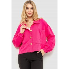 Жакет женский двухнитка, цвет розовый, 115R0519