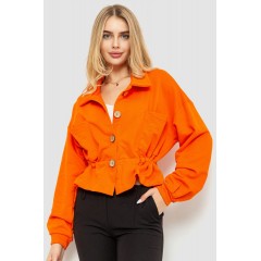 Жакет женский двухнитка, цвет оранжевый, 115R0519