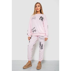 Спорт костюм женский, цвет розовый, 244R352
